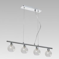 65034 WIRO 4xG9/33W, CHROME/CLEAR-SILVER Висечка светилка