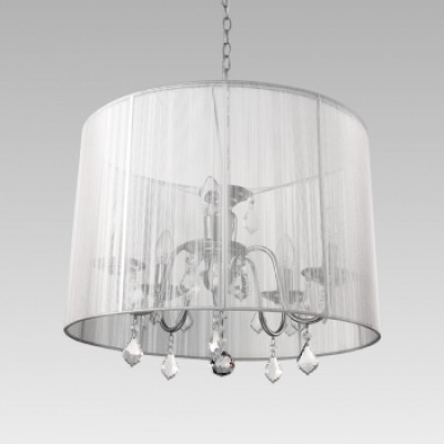 65104 TAMTAM 3xE14/40W,Cristal,Chrome,White Висечка светилка