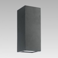 65252 BLOCK 2xLED/3W,IP44, DARK GREY, CLEAR Надворешна ѕидна светилка