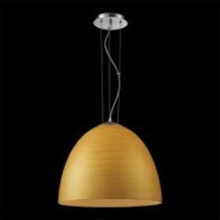 68013 CONTURA 1xE27/100W CHROME/YELLOW LINE Висечка светилка