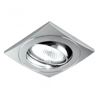 71028 DOWNLIGHT GU10/50W,CHROME Вградна светилка