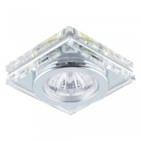 71032 DOWNLIGHT GU10/50W,CLEAR CRYSTAL/CHROME Вградна светилка
