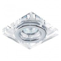 71040 DOWNLIGHT GU10/50W,CRYSTAL/CHR ALU,IP55 Вградна светилка