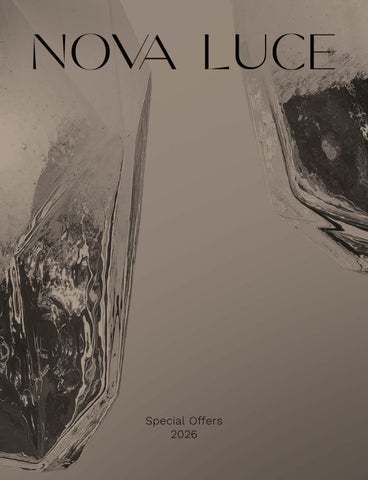 Nova Luce Catalogue 2026 Special Offers